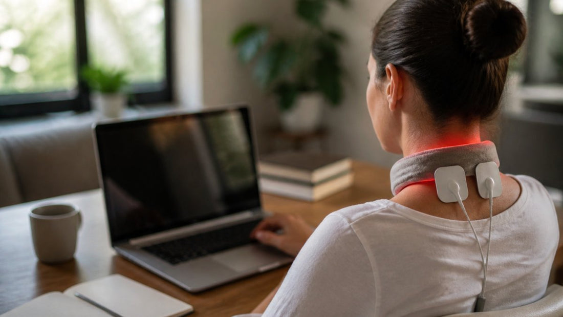 How to Relieve Neck Tension with Heat and EMS Therapy
